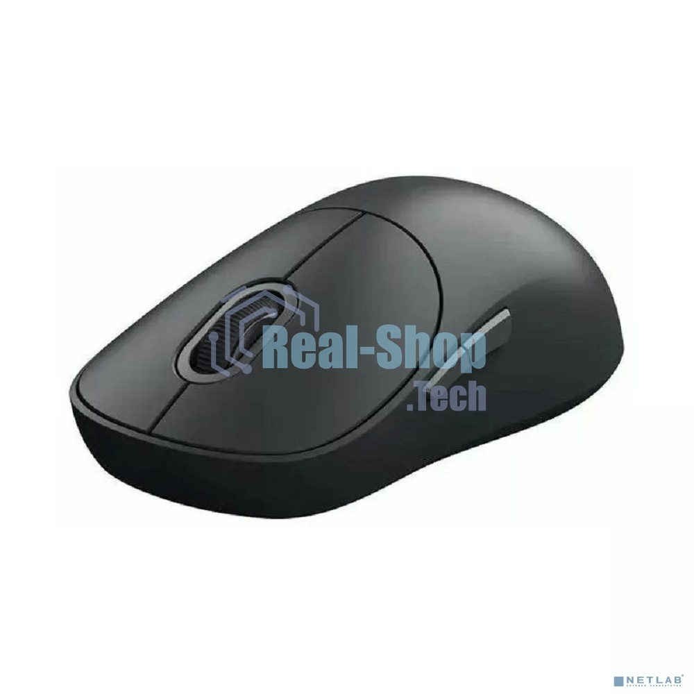 Мышь беспроводная Xiaomi Wireless Mouse 3 черный, 1200 dpi, радиоканал, Bluetooth, USB, кнопки - 5
