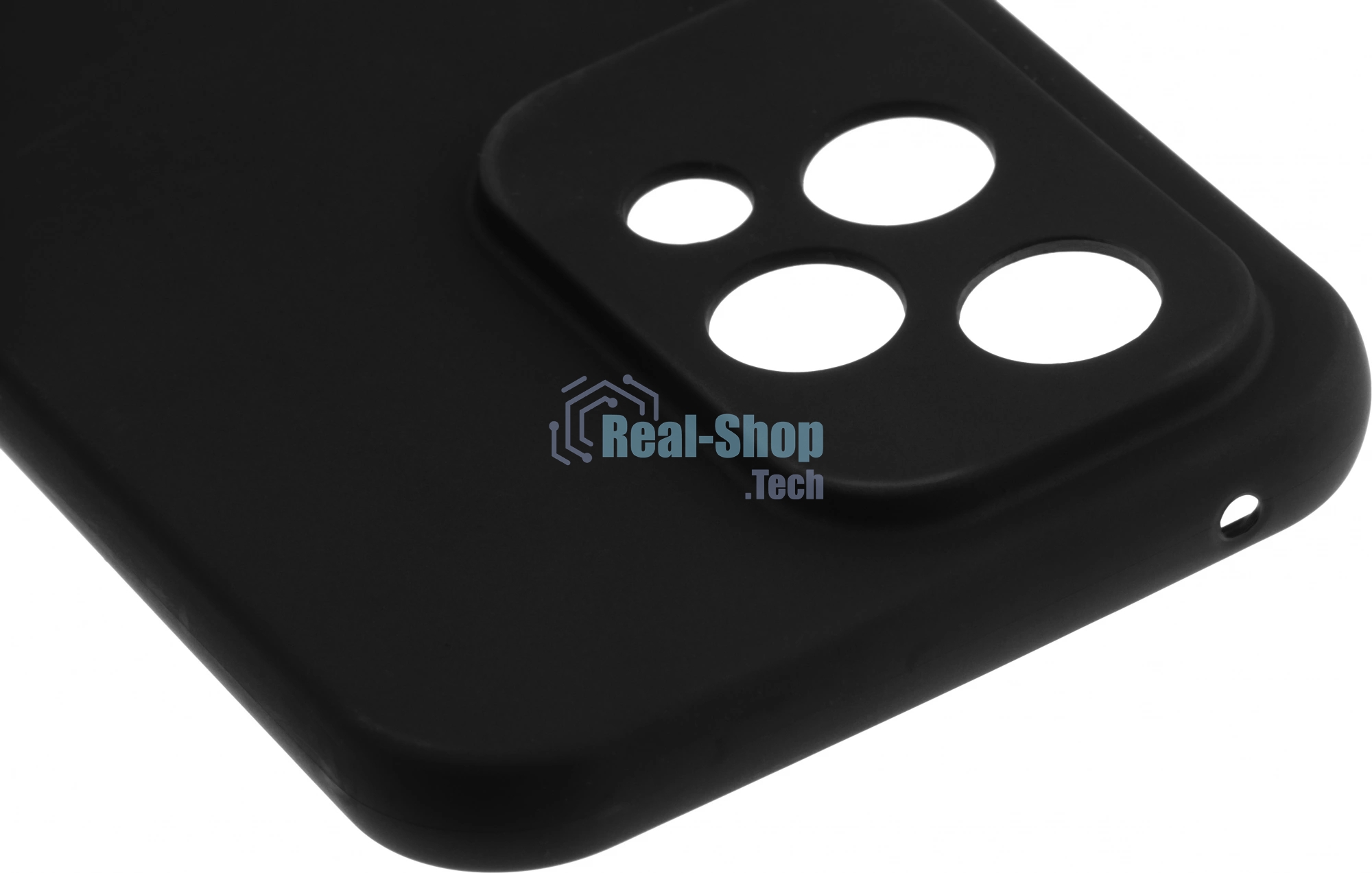 Чехол (клип-кейс) BoraSCO для Honor 200 Lite Silicone Case черный (73437)