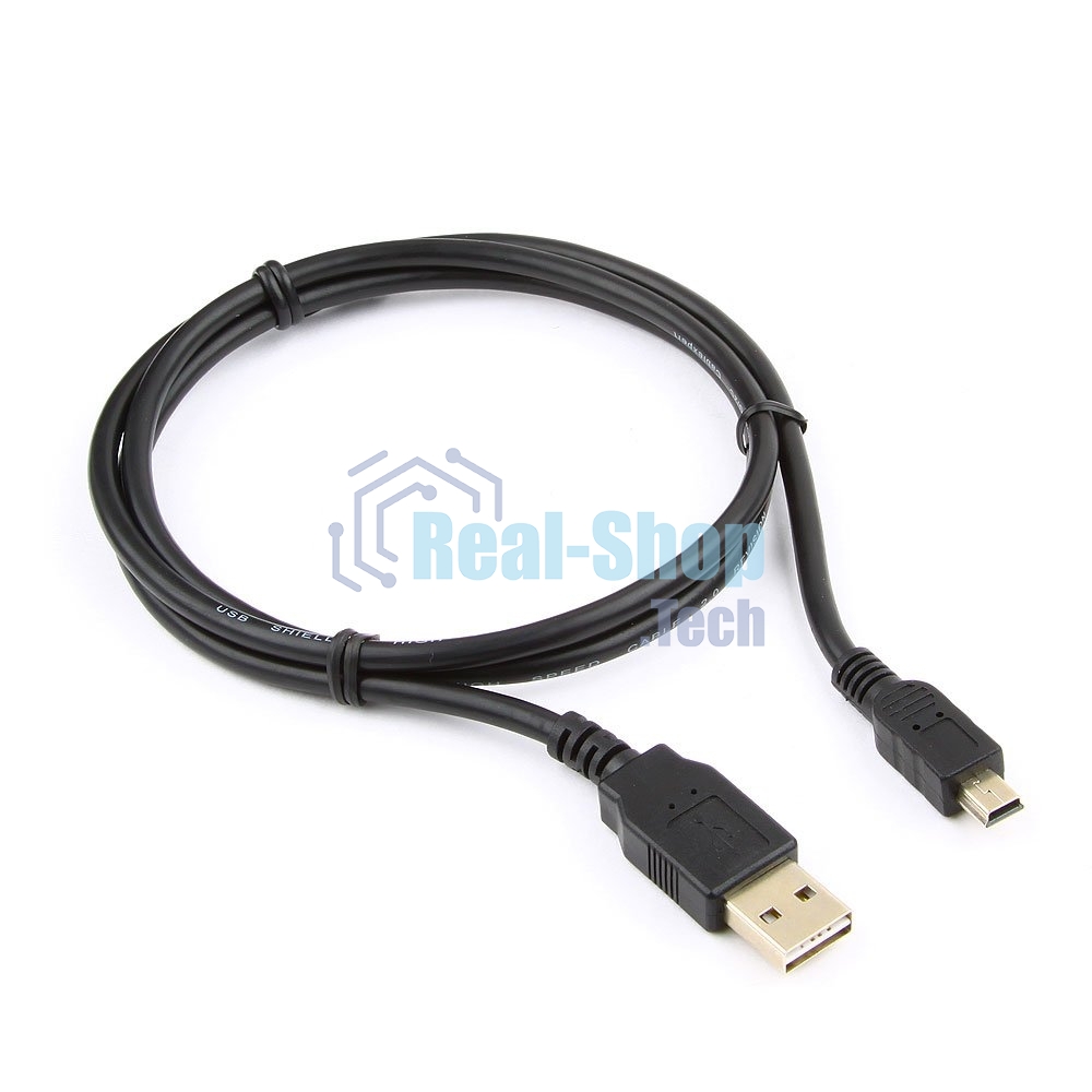 Кабель USB2.0 Gembird/Cablexpert, мультиразъем USB, AM/miniB 5P, 1м, пакет CC-5PUSB2D-1M