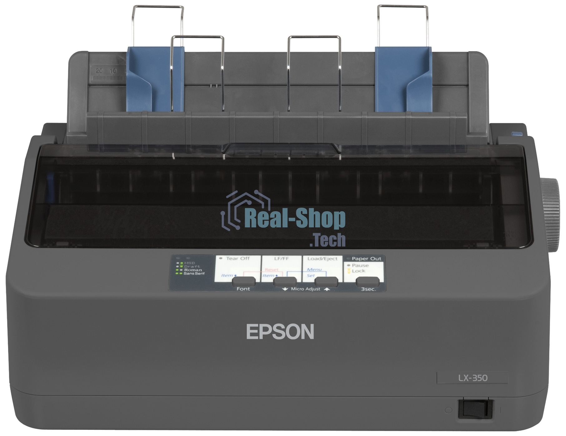 Принтер матричный Epson LX-350 (C11CC24031/C11CC24032), (А4, 357 cps (12 cpi), USB, LPT, COM)
