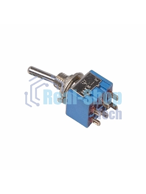 Тумблер Rexant 250V 3А (6c) ON-ON двухполюсный Micro