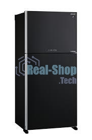 Холодильник Sharp SJ-XG60PMBK черный двухкамерный 422/178 л морозилка сверху, No Frost