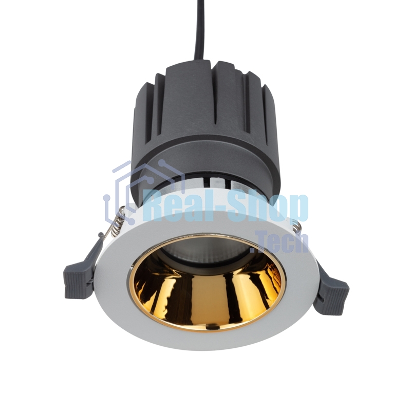Светильник встраиваемый поворотный Rexant Horeca Dark Light с антиослепляющим эффектом 12 Вт 4000 К LED GOLD