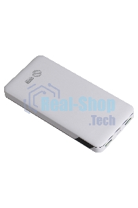 Портативный аккумулятор Cactus CS-PBFSKT-10000 10000mAh 2.1A 2xUSB белый
