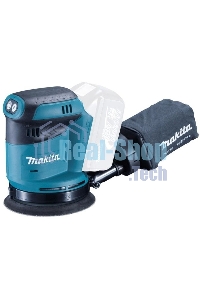 Эксцентриковая шлифовальная машина Makita DBO180Z 18В LiIon ф125мм 7000/9500/11000об/мин ампл.2.8мм 1.7кг