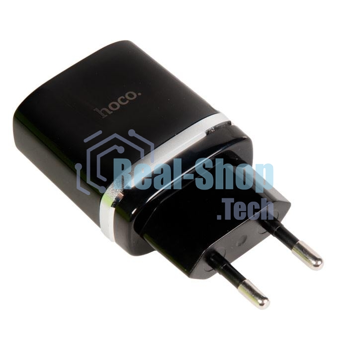 Сетевое зарядное устройство QC 3.0 HOCO HC-16255 C12Q 1 USB Выход: 5V_9V_12V, 18W черный