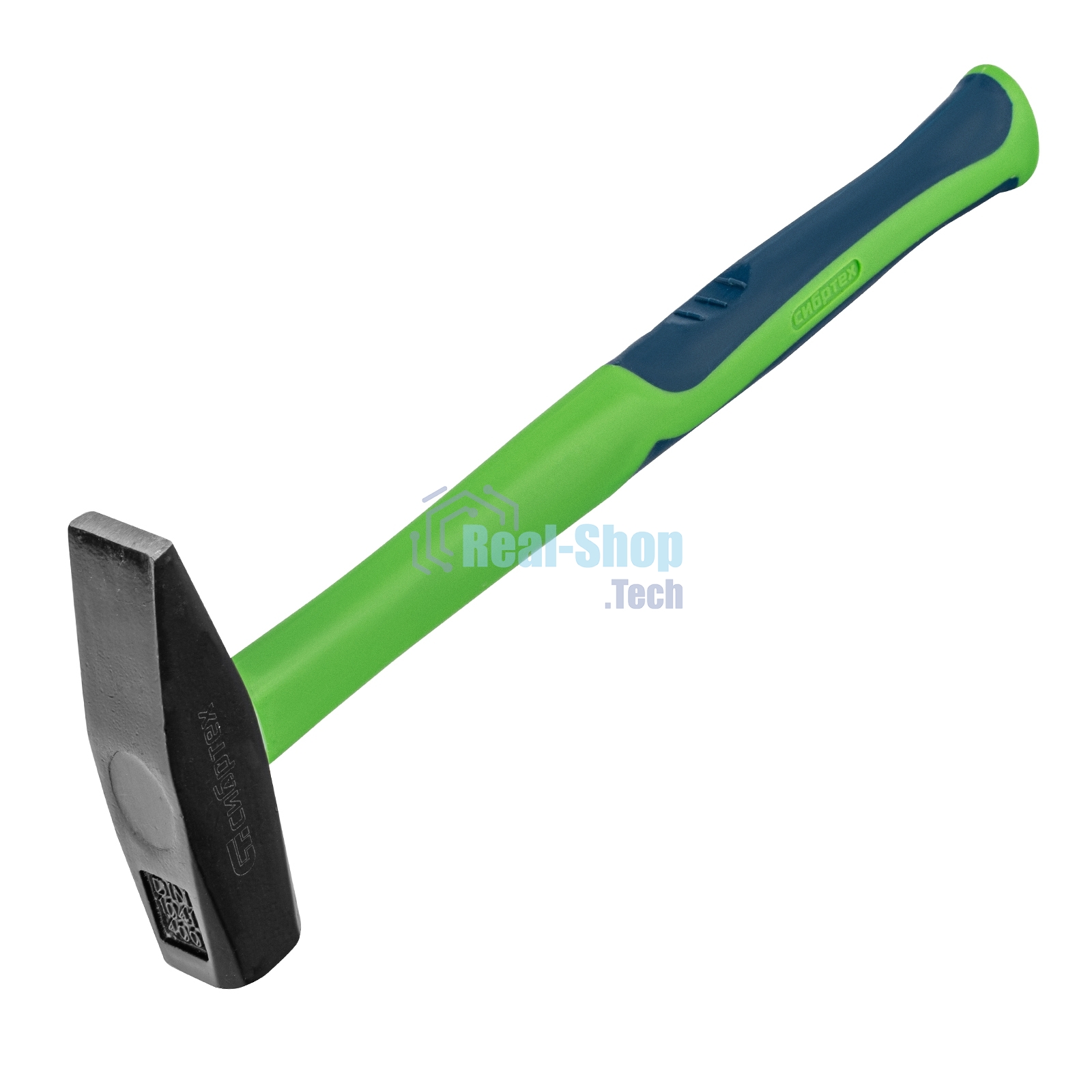 Молоток слесарный Сибртех, 400 г, фибергласовая обрезиненная рукоятка