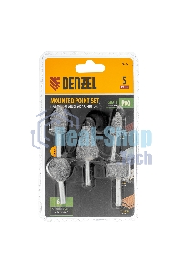 Набор шарошек Denzel абразивных для дрели (ПШМ), 63С, 5 шт.
