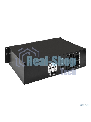 Источник бесперебойного питания ExeGate ServerRM UNL-1500.LCD.AVR.2SH.4C13.RJ.USB.3U / 1500 ВА / 900 Вт / 4 x IEC 320 C13, 2 x CEE 7 (евророзетка)