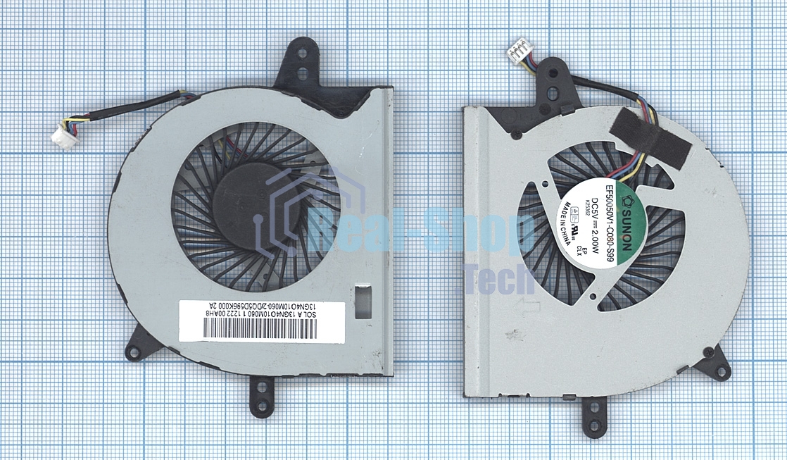 Вентилятор (кулер) для ноутбука Asus X401U X501U VER-2