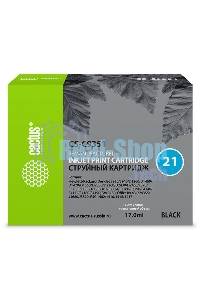Картридж струйный Cactus CS-C9351 №21 черный (17 мл) для HP DJ 3920/3940/D1360/D1460/D1470/D1560/D2330/D2360/D2430/D2460/F370/F375/F380/F2180/F2187/F2224/F2280/F2290/F4140/F4172/F4180/F4190