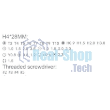 Отвертка с набором бит Jakemy JM-8159