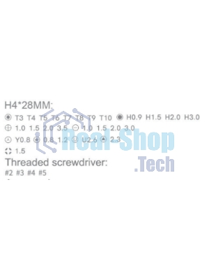 Отвертка с набором бит Jakemy JM-8159