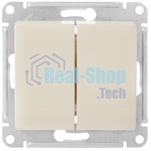 Механизм выключателя 2-кл. СП GLOSSA 10А IP20 10AX беж. SchE GSL000251