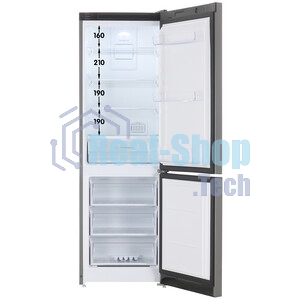 Холодильник Indesit ITS 5180 G серебристый двухкамерный 220/78л морозилка снизу, No Frost