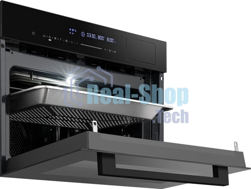 Духовой шкаф электрический Weissgauff OEMS 459 PDB черный, встраиваемый