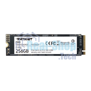 Накопитель SSD Patriot P300, 256Gb, PCIe 3.0 x4, M.2 2280, NVMe, R/W 1700/1100