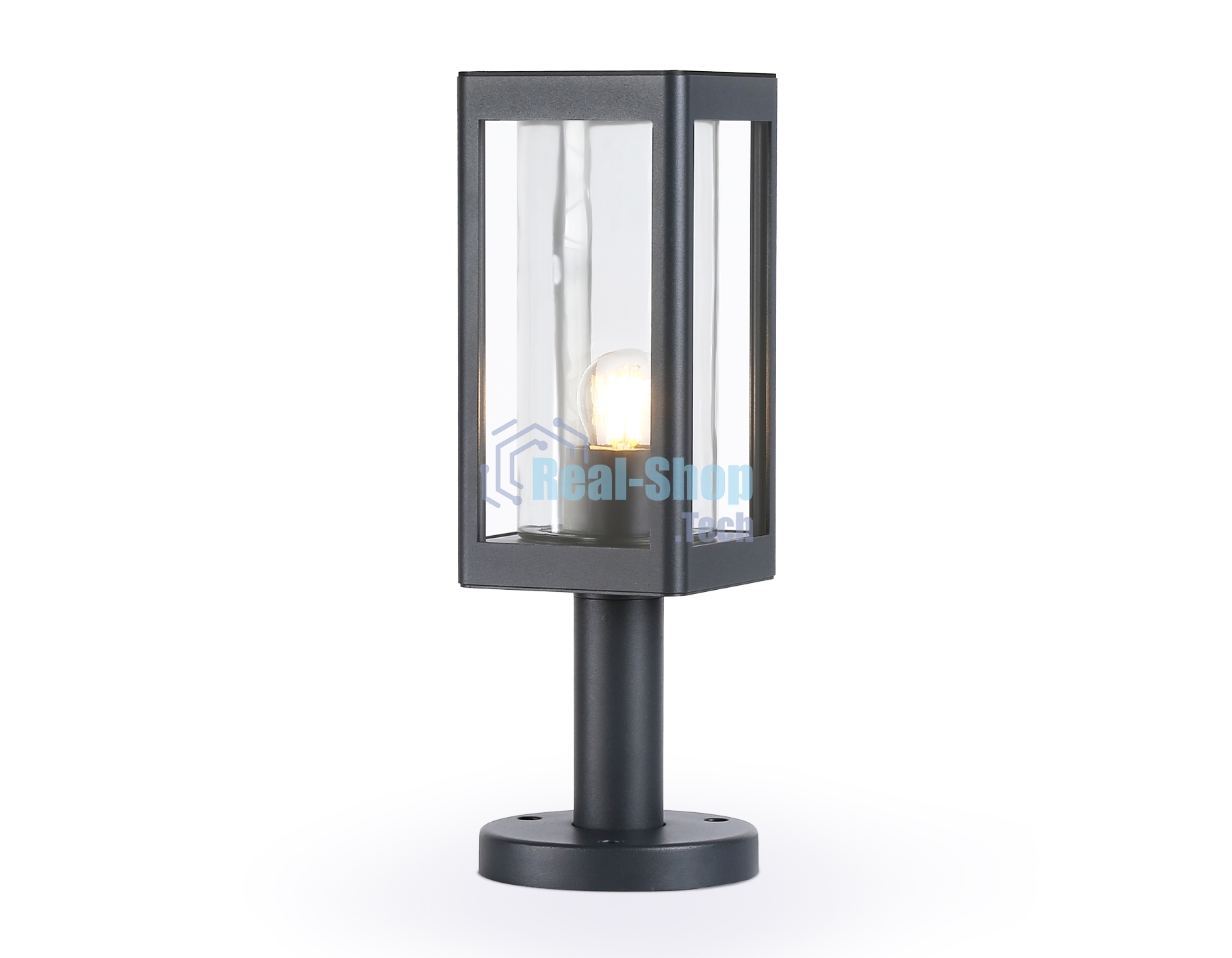 Светильник Ambrella light ST2409 GR/CL серый/прозрачный IP54 E27 max 40W 110*110*350