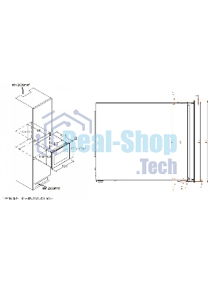 Винный шкаф встраиваемый Korting KFW 501 SL GXN