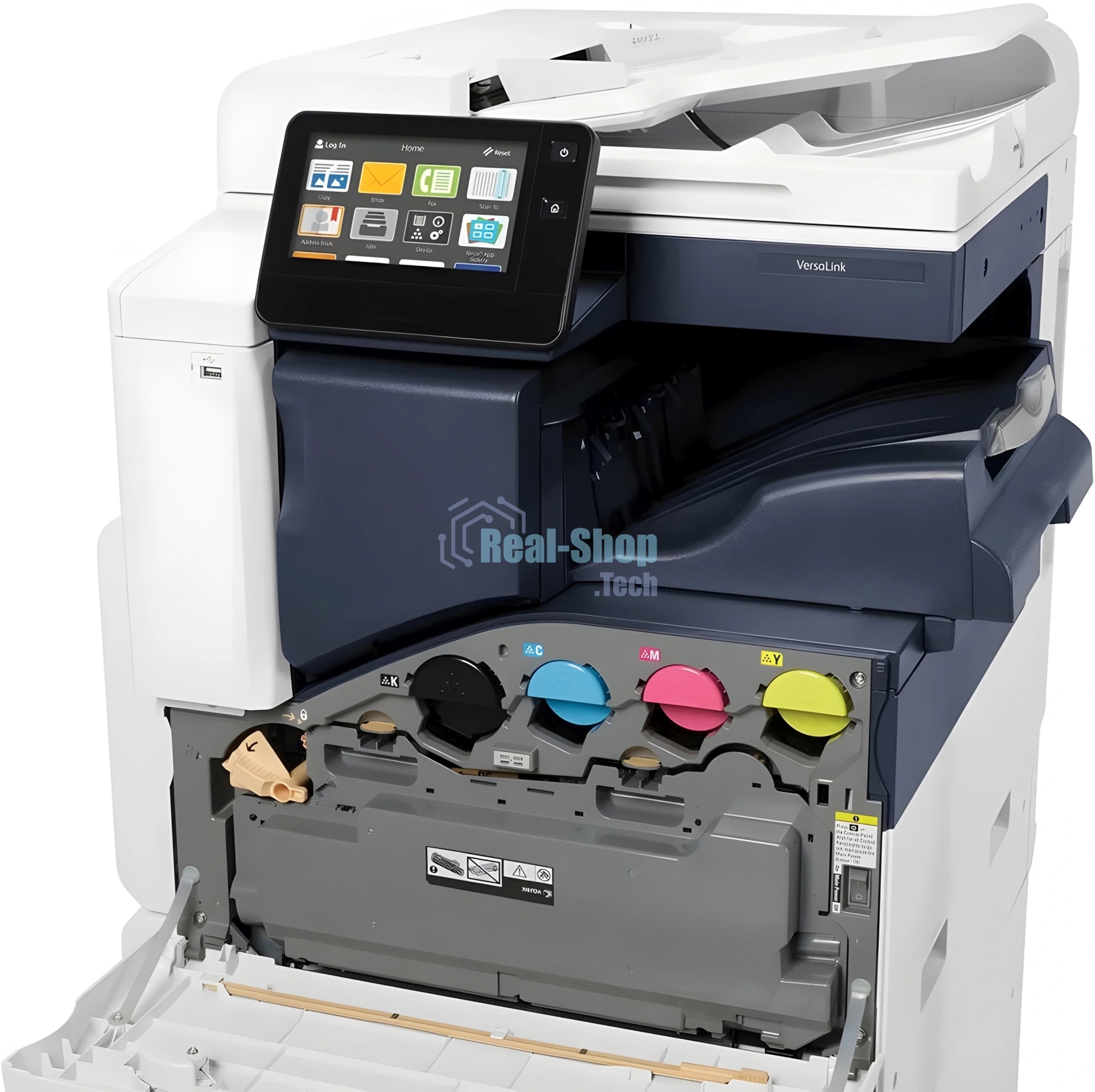 МФУ лазерное Xerox VersaLink C7120/25/30 (C7101V_D), A3, цветной, печ. до 30 стр/мин. (А4) до 17 стр/мин. (А3), скан. до 80 стр/мин., 2400 x 1200 dpi (печать) 600x600dpi (скан.), RJ-45, NFC, Air Print, Mopria (базовый блок, без инициализации)