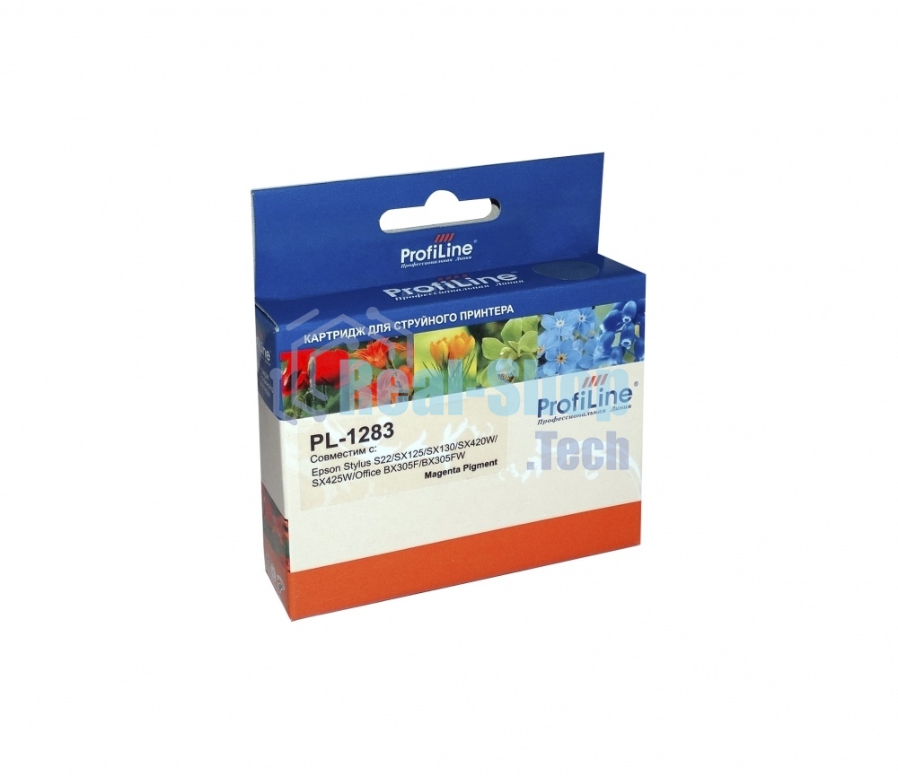 Картридж струйный ProfiLine PL-1283 для принтеров Epson StylusS22/SX125/SX130/SX420W/SX425W/Office BX305F/BX305FW Magenta пигментные