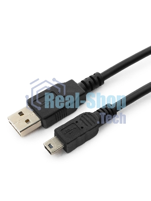 Кабель USB2.0 Gembird/Cablexpert, мультиразъем USB, AM/miniB 5P, 1м, пакет CC-5PUSB2D-1M