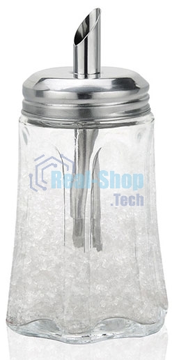 Сахарница с дозатором LR08-32 LARA 200мл, стекло, сталь