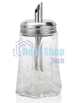 Сахарница с дозатором LR08-32 LARA 200мл, стекло, сталь