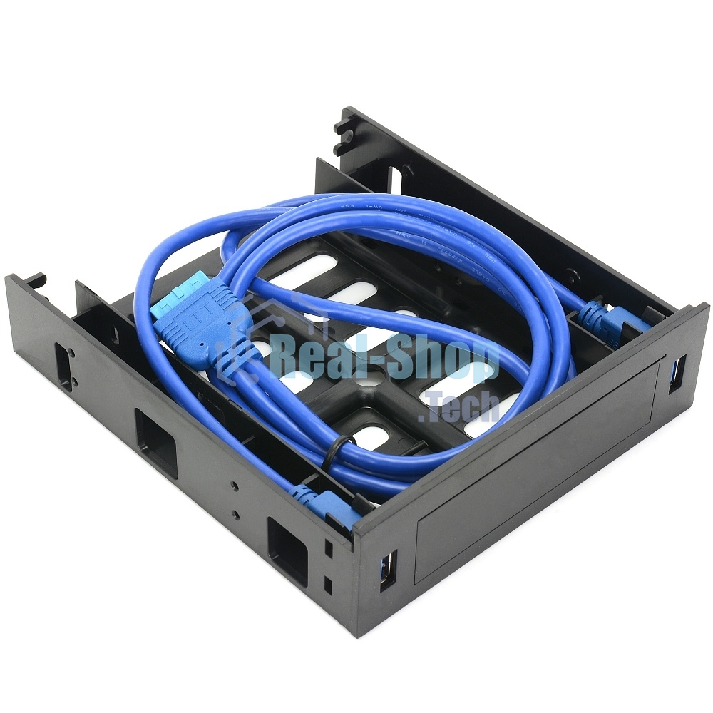 Панель с двумя портами USB 3.0 в слот 5.25 компьютерного корпуса и слот 1*3.5/2*2.5 CMU3-B5