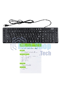 Клавиатура проводная Acer OKW010 ZL.KBDEE.002, USB, черный