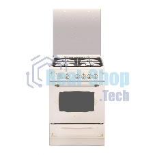 Плита газовая Gefest ПГ 6100-03 0279 бежевый, конфорок 4 шт, духовка 52 л, 60 см x 85 см x 60 см