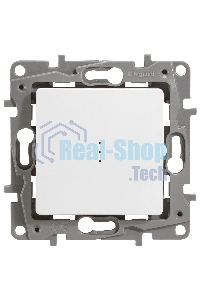 Переключатель с подсветкой, 10AX, бел. ETIKA 