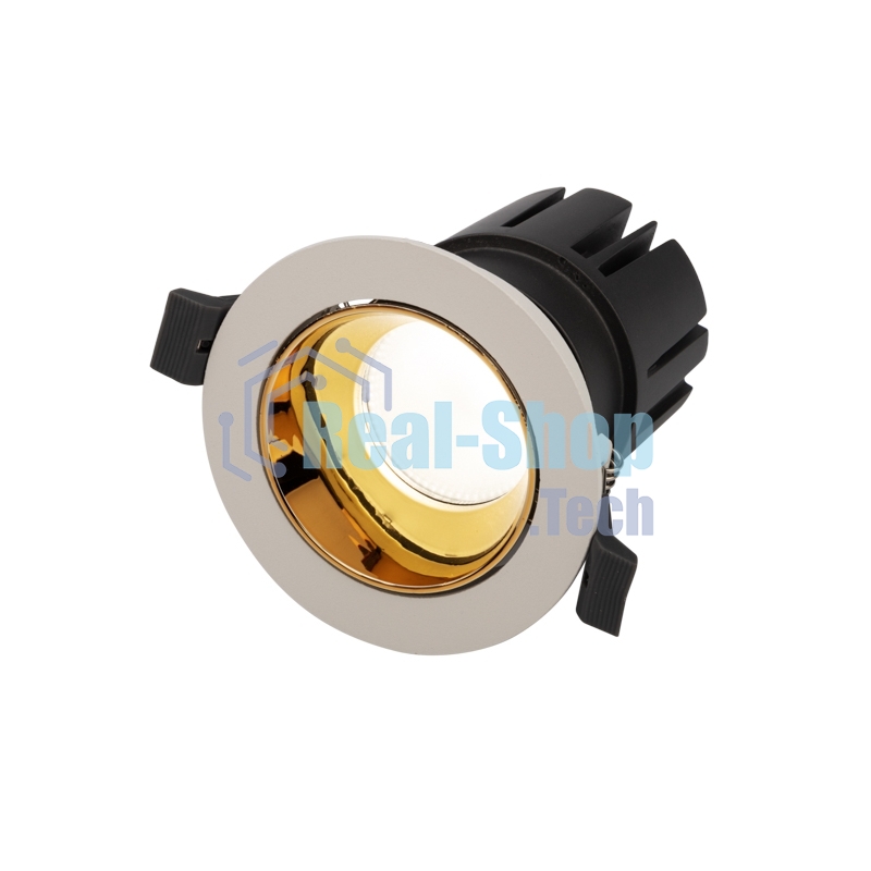 Светильник встраиваемый поворотный Rexant Horeca Dark Light с антиослепляющим эффектом 12 Вт 4000 К LED GOLD