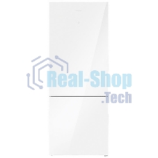 Холодильник Maunfeld MFF1857NFW белый мат. инвертер двухкамерный 336/117л морозилка снизу