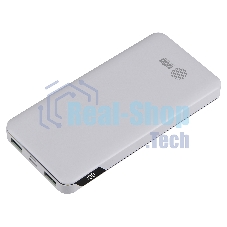 Портативный аккумулятор Cactus CS-PBFSKT-10000 10000mAh 2.1A 2xUSB белый