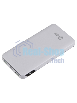 Портативный аккумулятор Cactus CS-PBFSKT-10000 10000mAh 2.1A 2xUSB белый