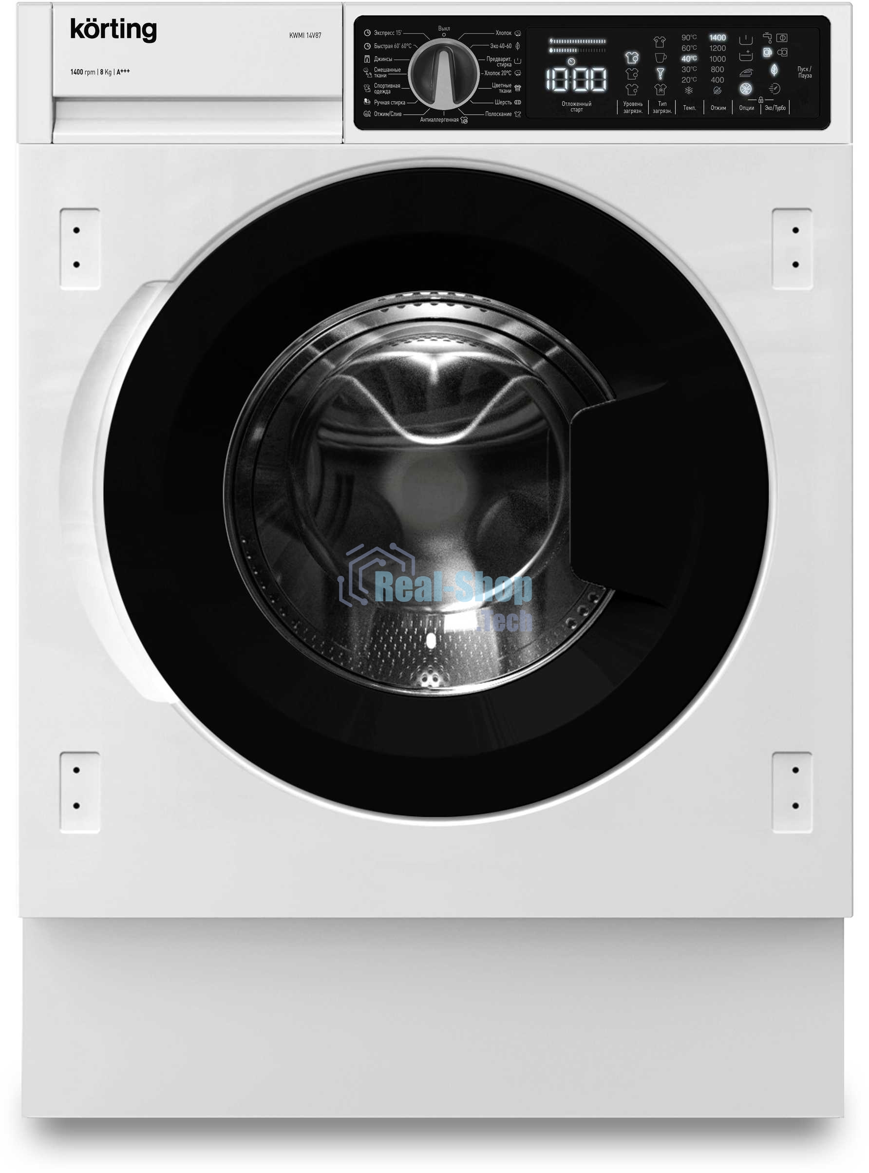 Стиральная машина Korting KWMI 14V87, встраиваемая