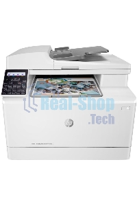 МФУ лазерное HP Color LaserJet Pro M183fw (7KW56A), A4, цветной, печ. до 16 стр/мин., скан. до 15 стр/мин. (ч/б) 8 стр/мин. (цвет), 600 x 600 dpi (печать) 1200x1200dpi (скан.), USB, RJ-45, Wi-Fi, Air Print, Mopria