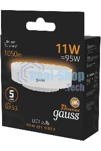 Лампа светодиодная GX53 11Вт 3000К 1050лм