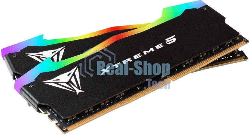 Оперативная память Patriot Viper Xtreme 5, DDR5, 48GB (2x24GB), 8000MHz, CL38, DIMM, с радиаторами, RGB, черный