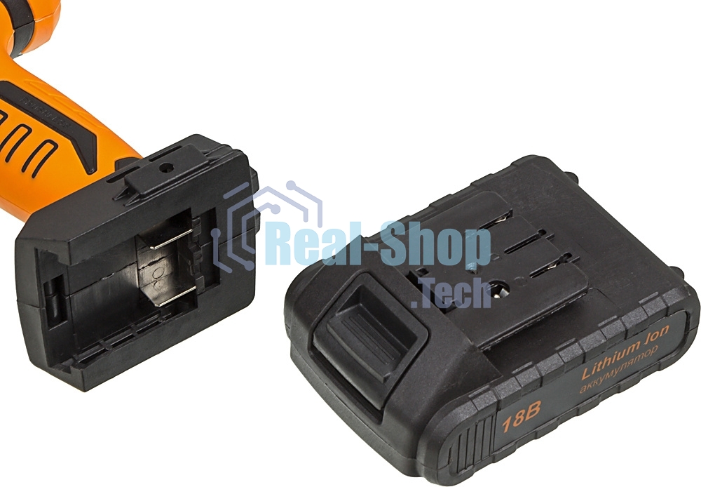 Дрель-шуруповерт аккумуляторная Вихрь ДА-18Л-2КУ/Б 72/14/23, Аккумуляторная, 18В, 2 АКБ, Кейс