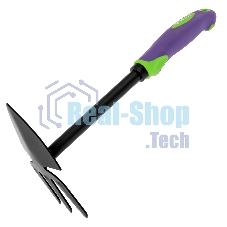 Мотыжка комбинированная Palisad 75х300 мм, стальная, обрезиненная эргономичная рукоятка, LSR1