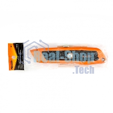 Нож Sparta выдвижное трапециевидное лезвие, двухкомпонентный корпус