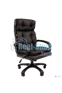 Кресло офисное Chairman 442 экопремиум черный (черный пластик)