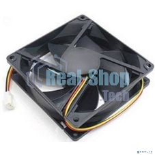 Вентилятор для корпуса Gembird D8015SM-3 черный, 80 мм, 2600 об/мин, 27 дБ, 3 pin