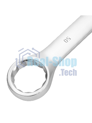 Ключ комбинированный Сибртех 50 мм, никелированный