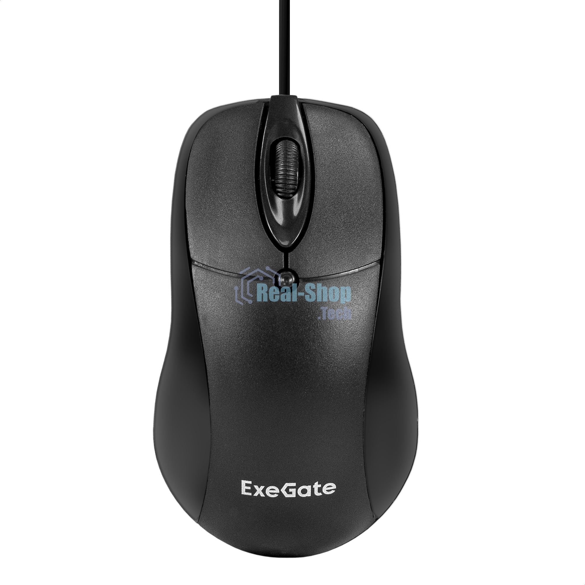 Мышь проводная ExeGate Professional Standard B100 черный, 1000 dpi, USB, кнопки - 3