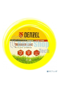 Леска для триммера Denzel круглая 2,4 мм х 44 м, блистер FLEX CORD