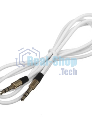 Кабель Cablexpert аудио 90˚ CCAB-01-35MML-1MW, 3.5 Jack (M)/3.5 Jack (M), белый, 1м, блистер