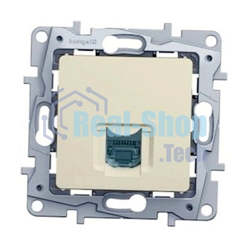 Розетка компьютерная RJ45 кат. 5 UTP, сл. кость ETIKA